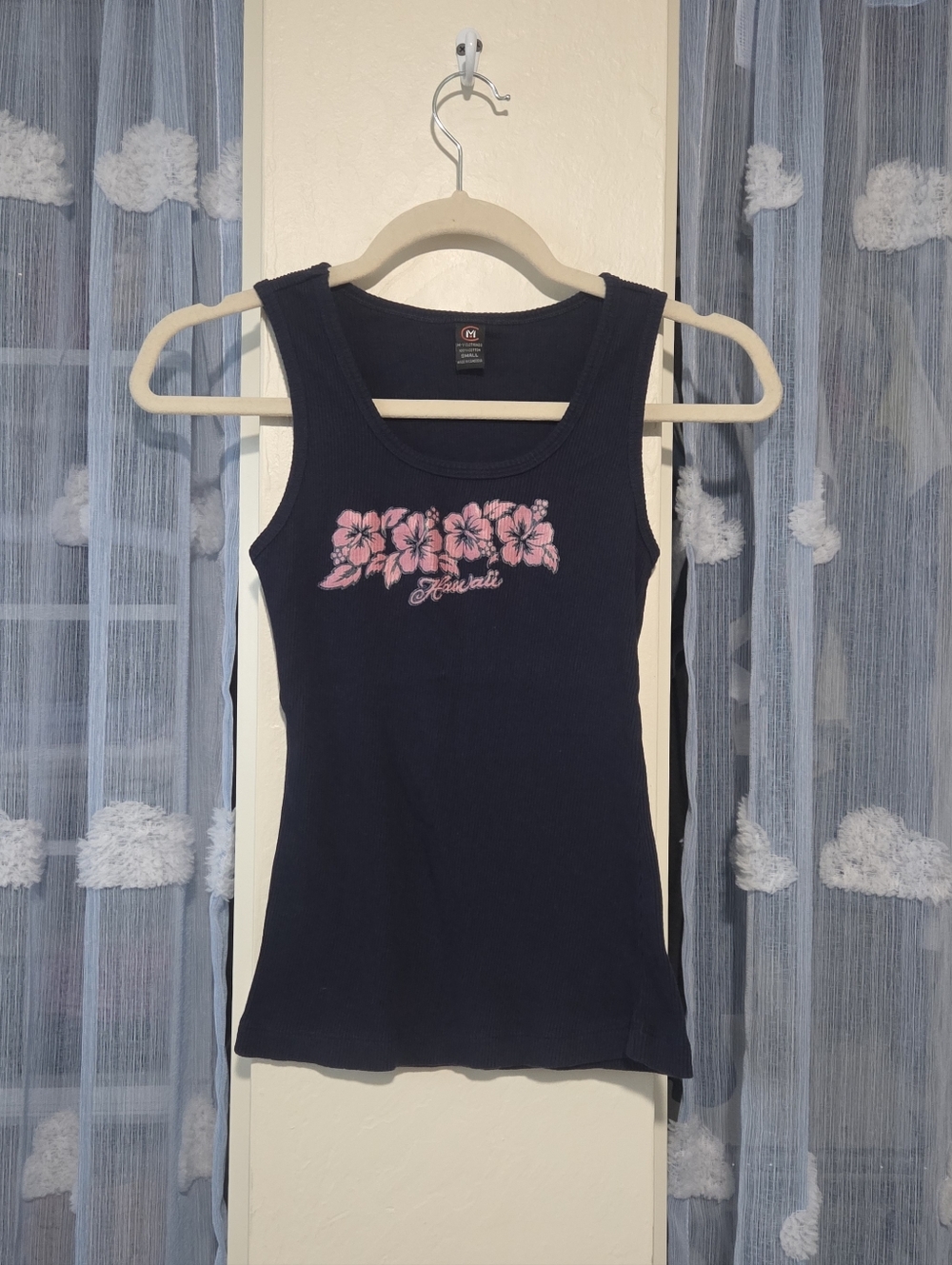 M-Y Clothings 100% Cotton Hawaii Hibiscus Graphic Tank